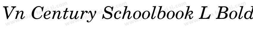 Vn Century Schoolbook L Bold字体转换